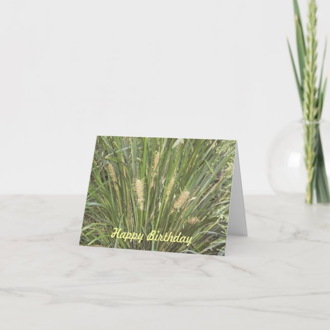 Carte d'anniversaire pour les amoureux de la natur (Devant)