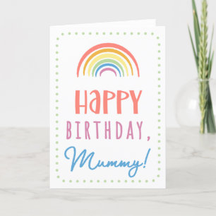 Carte d'anniversaire pour maman