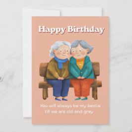 Carte d'anniversaire pour meilleure amie