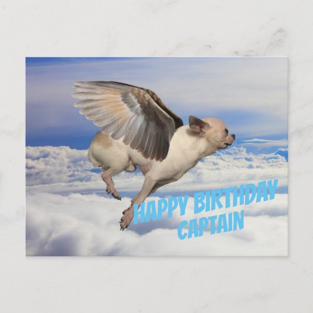 Carte d'Anniversaire pour Pilote d'avion (Devant)