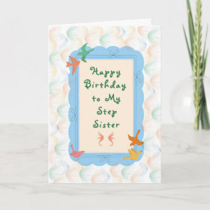 Carte d'anniversaire pour Step Sister