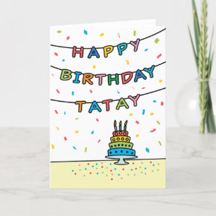 Carte d'anniversaire pour Tatay