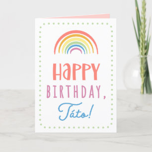 Carte d'anniversaire pour Táto
