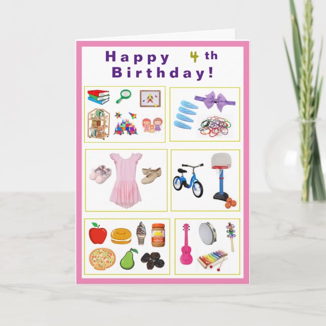 Carte d'anniversaire pour tout-petit (Devant)