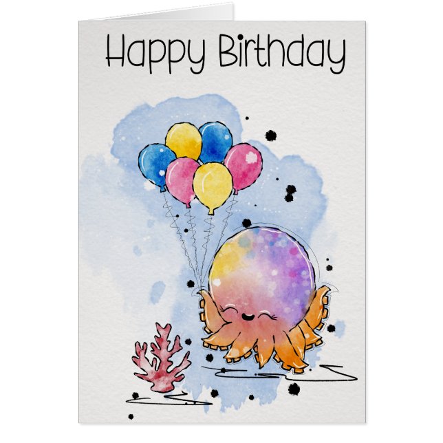 Carte d'anniversaire pour tout-petit (Devant)