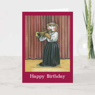 Carte d'anniversaire pour un musicien