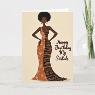 Carte d'anniversaire pour une femme royale