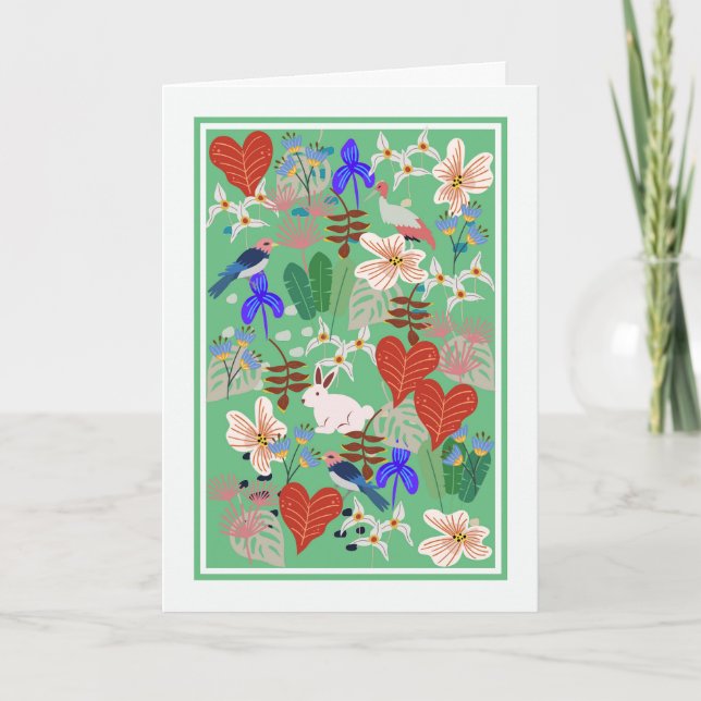 Carte d'anniversaire pour votre maman avec un desi (Devant)