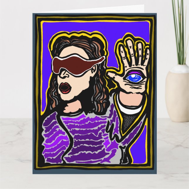 Carte d'anniversaire psychique par ParanormalPrint (Devant)