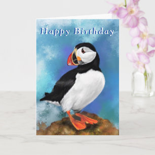 Carte d'anniversaire Puffin
