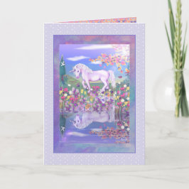 Carte d'anniversaire Purple Paradise