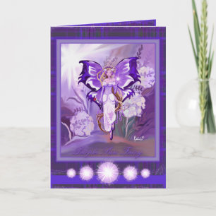 Carte d'anniversaire Purple Sun Fairy
