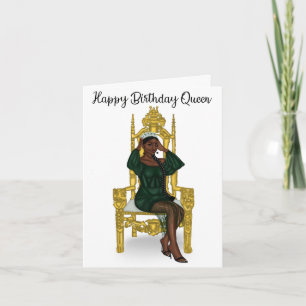 Carte d'anniversaire Queen