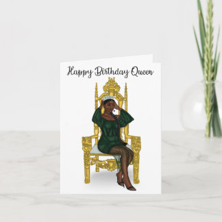 Carte d'anniversaire Queen