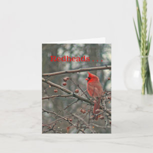 carte d'anniversaire, "REDHEADS SONT SPÉCIAUX ET U