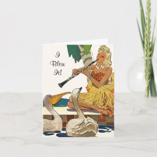 Carte d'anniversaire rétrogradé Oops Cartes d'anni