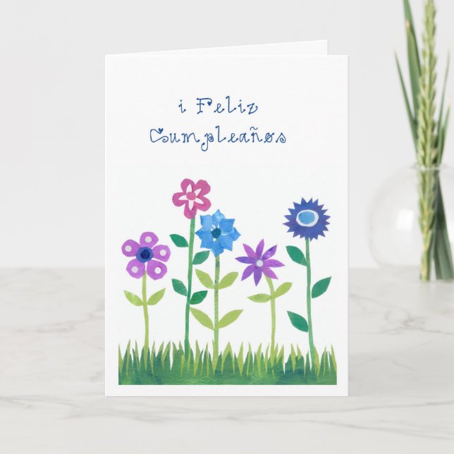 Carte d'anniversaire romantique avec salutation es (Devant)