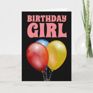 Carte d'anniversaire romantique pour fille avec fe