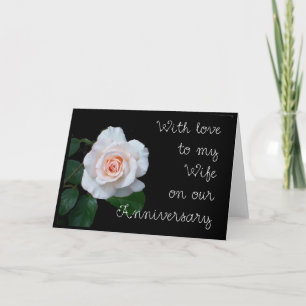 Carte d'anniversaire rose pâle pour femme
