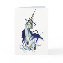 Carte d'anniversaire Royal Unicorn