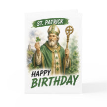 Carte d'anniversaire Saint-Patrick