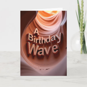 Carte d'anniversaire sculptée