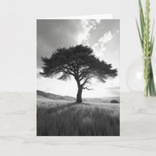 Carte d'anniversaire Silhouette Lumineuse