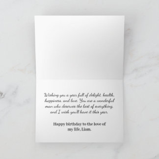 Carte d'anniversaire simple et joyeuse