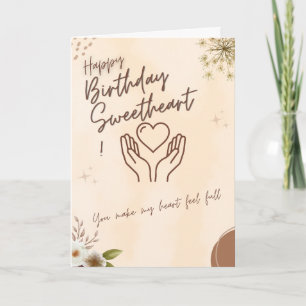 Carte d'anniversaire sincère et solidaire pour pet