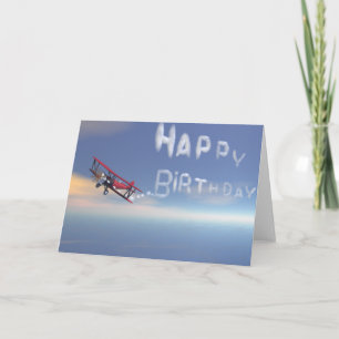 Carte d'anniversaire Skywriter