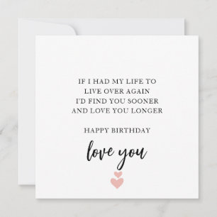 Carte d'anniversaire Soulmate et Best Friend