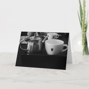 Carte d'anniversaire "Spyhouse Tea"