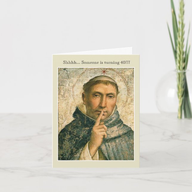 Carte d'anniversaire St Dominic (Devant)