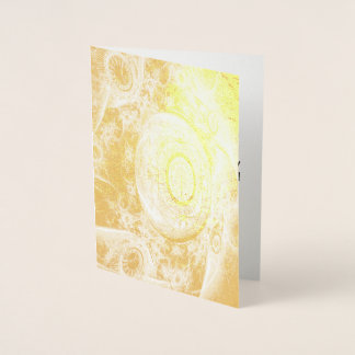 Carte d'anniversaire Steampunk Time Foil