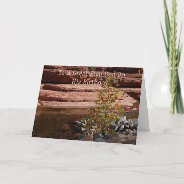 Carte d'anniversaire Step Papa (Devant)