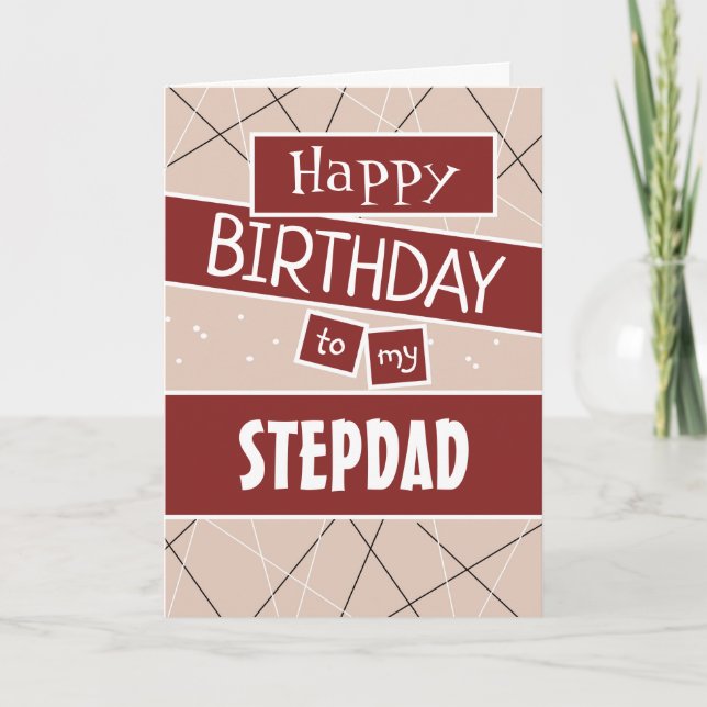 Carte d'anniversaire Stepdad (Devant)