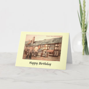 Carte d'anniversaire - Stratford-upon-Avon, Warwic