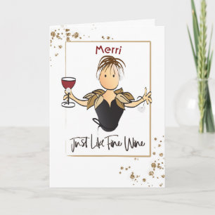 Carte d'anniversaire sucrée personnalisée pour ell