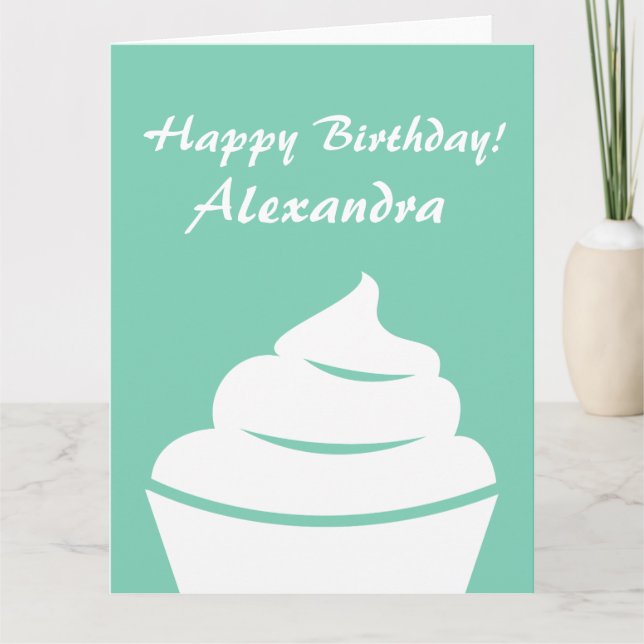 Carte d'anniversaire surdimensionnée mignonne pour (Devant)