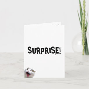 Carte d'anniversaire SURPRISE