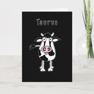 Carte d'anniversaire Taurus Bull