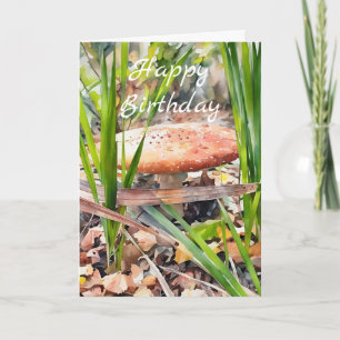 Carte d'anniversaire Toadstool Artsy