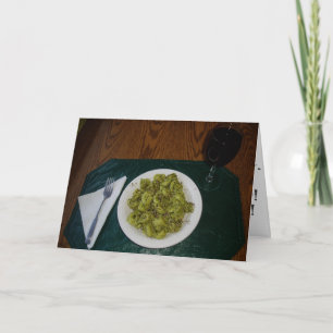 Carte d'anniversaire "Tortellini"
