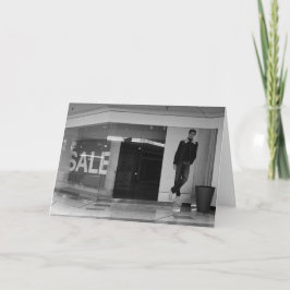 Carte d'anniversaire "Tout est parti"