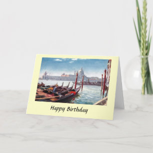 Carte d'anniversaire - Venise