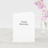Carte d'anniversaire vide