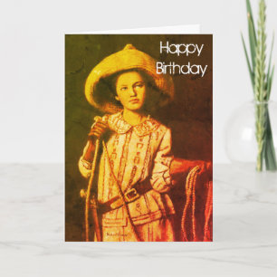 Carte d'anniversaire vintage