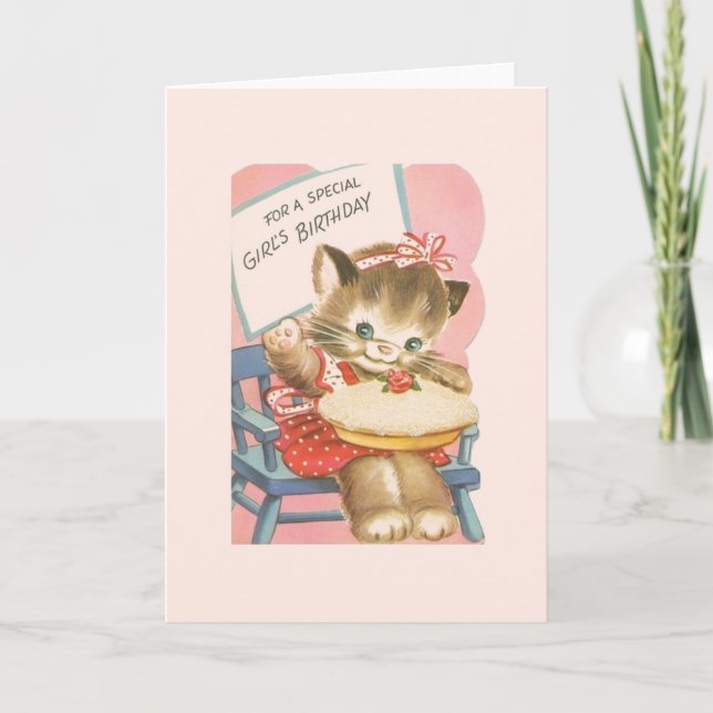 Carte d'anniversaire vintage (Devant)