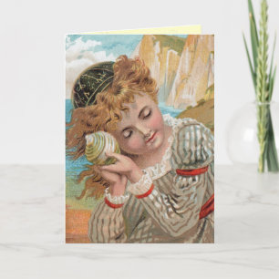 Carte d'anniversaire vintage