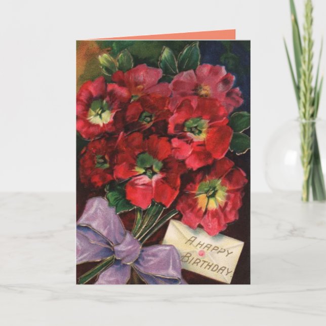 Carte d'anniversaire vintage (Devant)